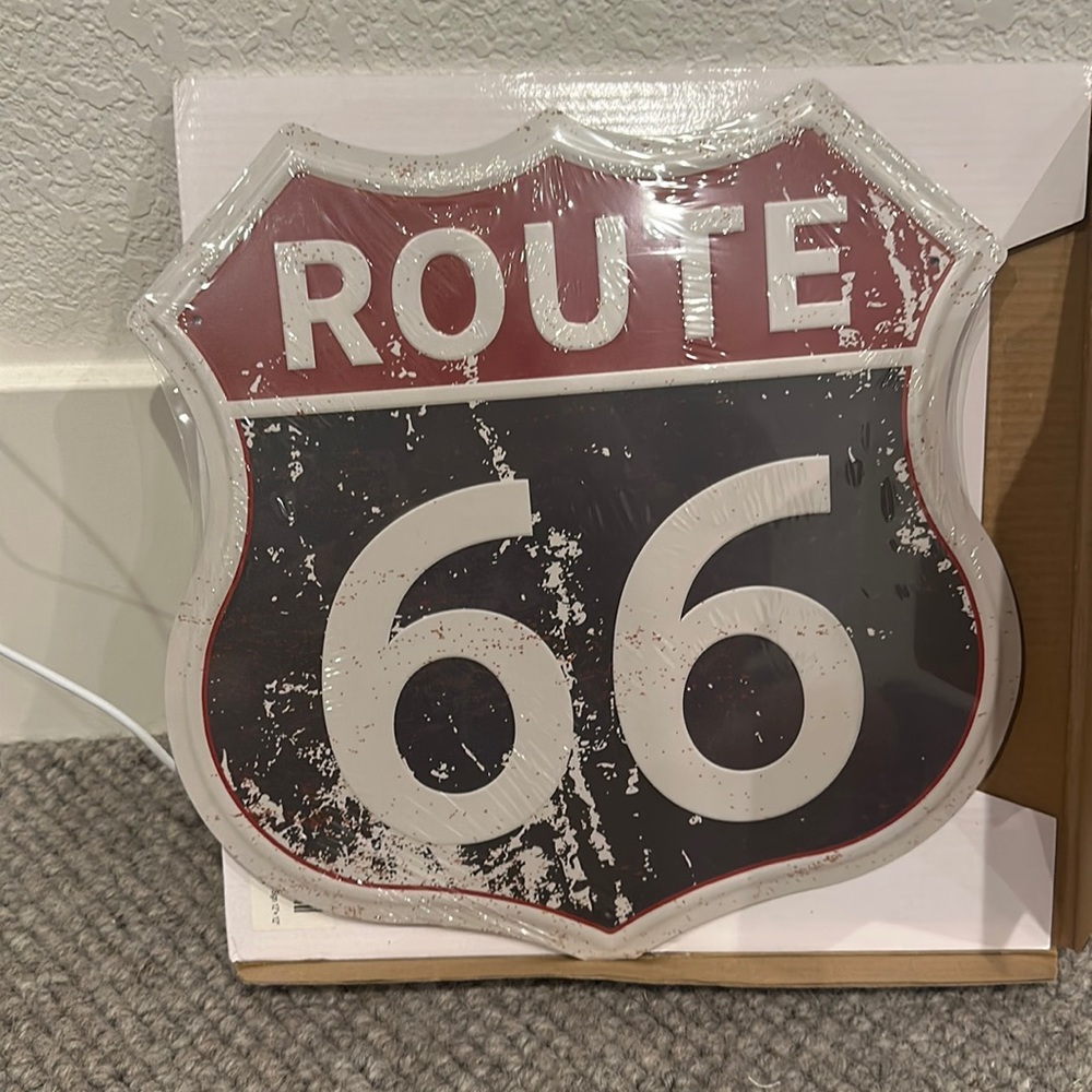 NWT route 66 sign